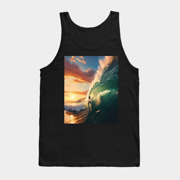 Vintage surfer Tank Top by miamia